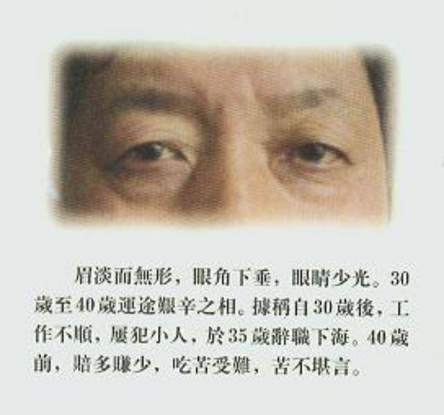 扫把眉加眼尾下垂面相_男人眼角下垂面相_八字眉眼角下垂的男人面相